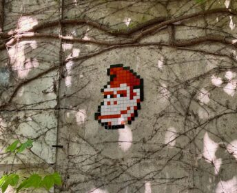 Mosaïque street art Nancy Donkey Kong (gros plan)
