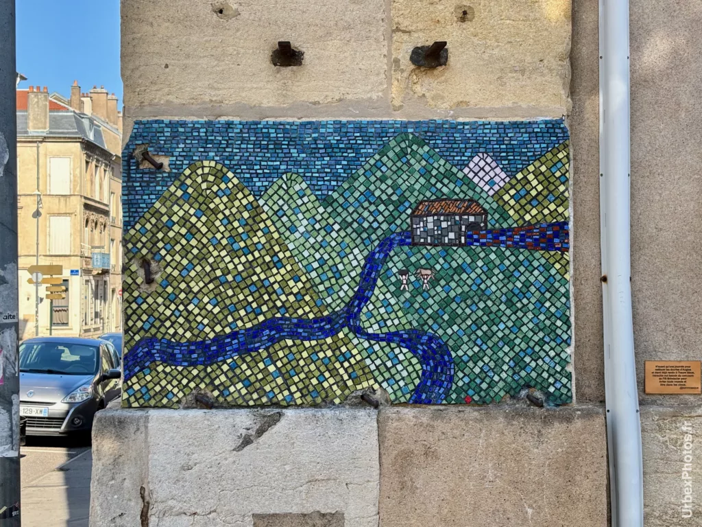 Mosaïque Street Art Nancy Héraclès
