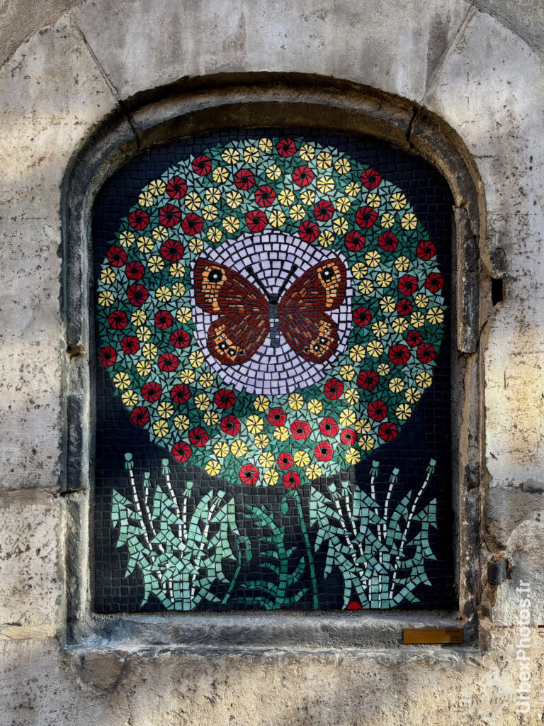 Mosaïque street art Nancy Gorgone