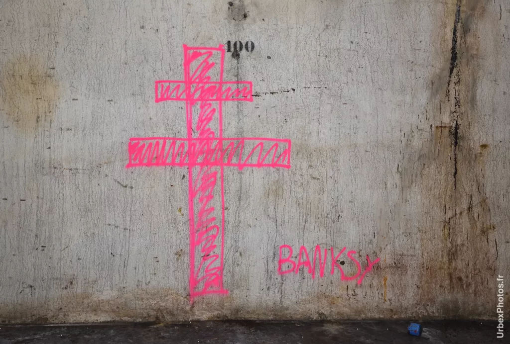 Graffiti dans un fort de la ligne Maginot