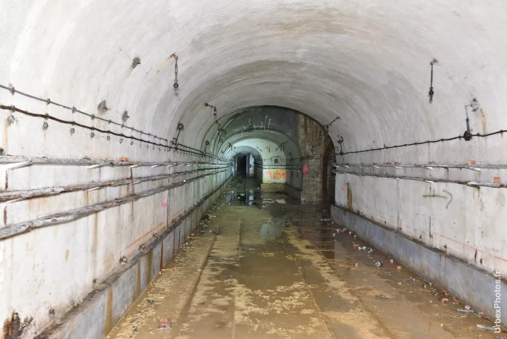 Photo urbex d'un tunnel de la ligne Maginot en Lorraine