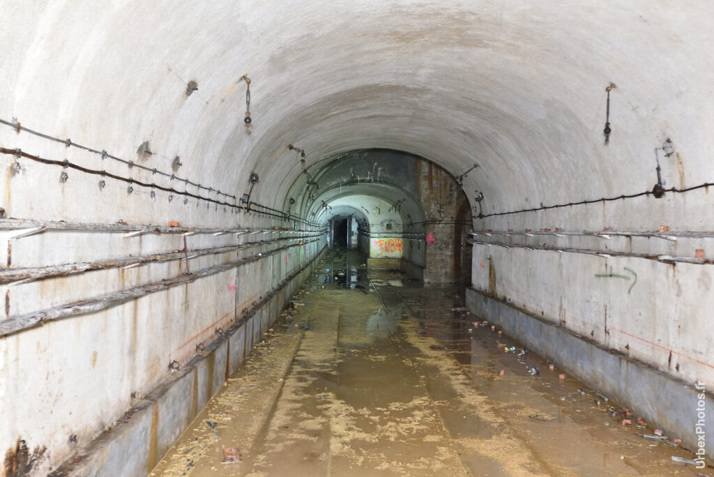 Photo urbex d'un tunnel de la ligne Maginot en Lorraine