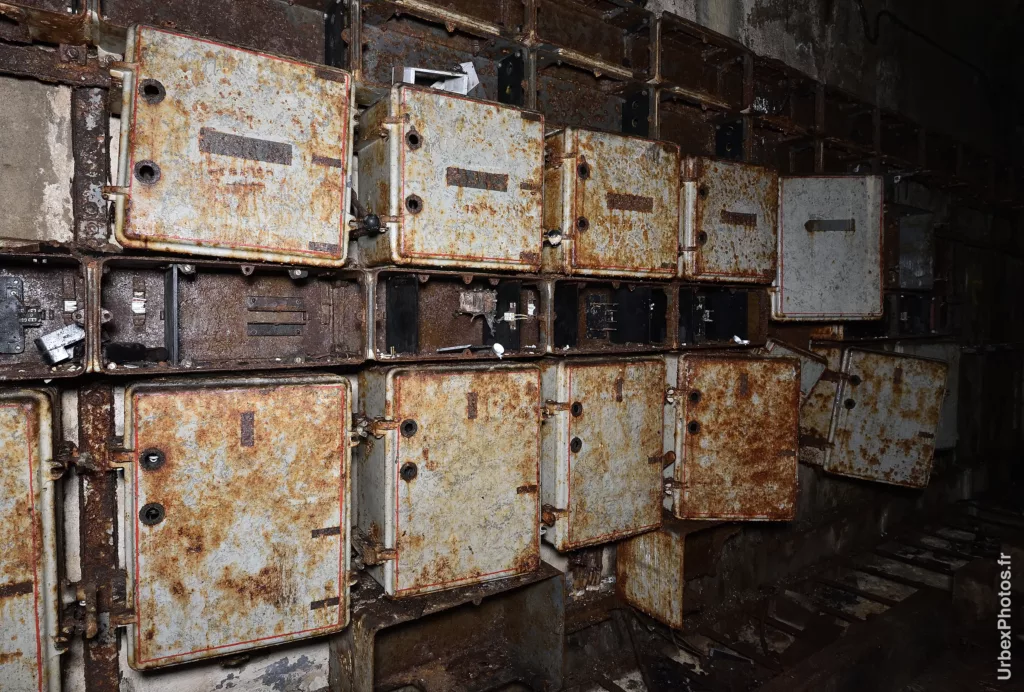 Photo urbex de coffrets rouillés de la ligne Maginot en Lorraine