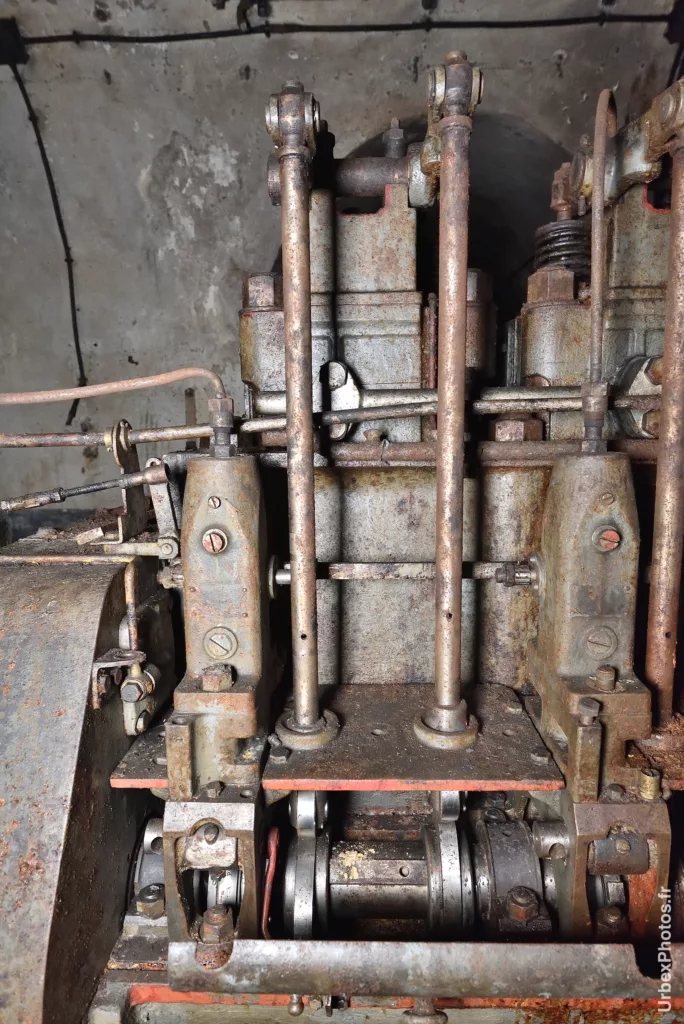 Haut moteur d'un groupe électrogène d'un fort de la ligne Maginot