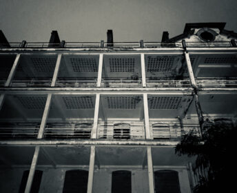Hanté Façade d'un sanatorium