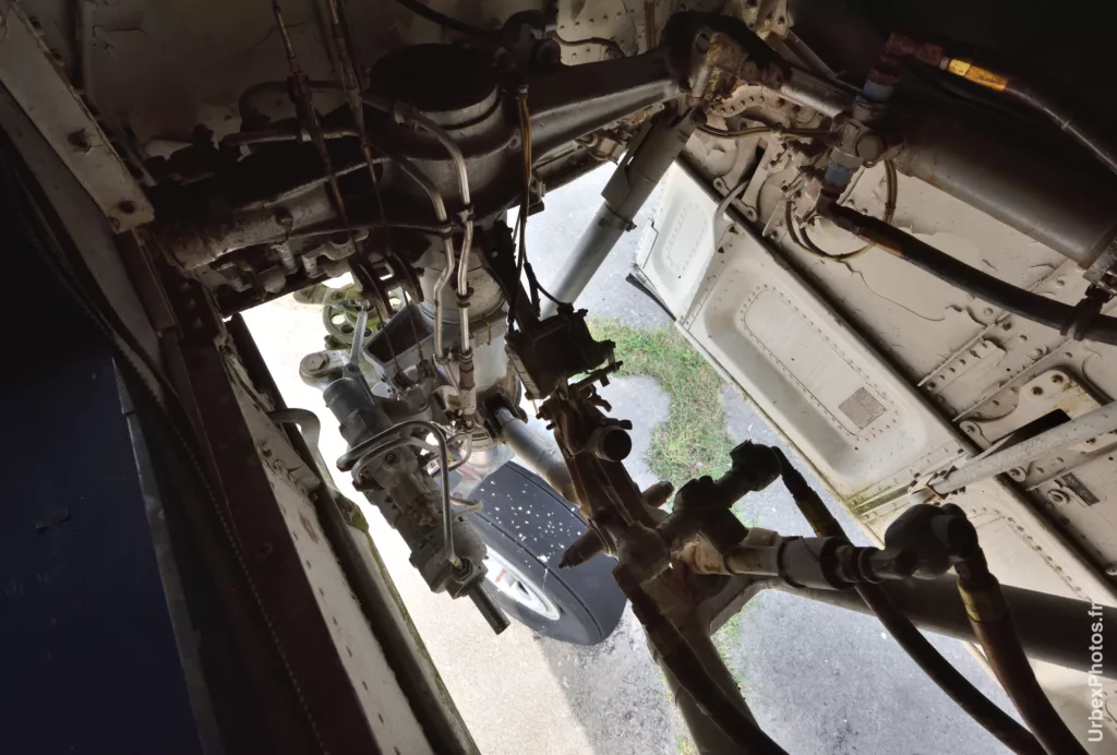 Train d'atterrissage avant du Lockheed P2V-7 Neptune
