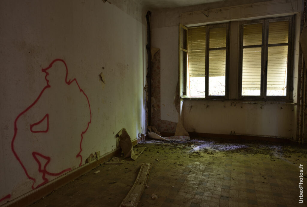 Un graffiti dans le Sanatorium Simone Weber