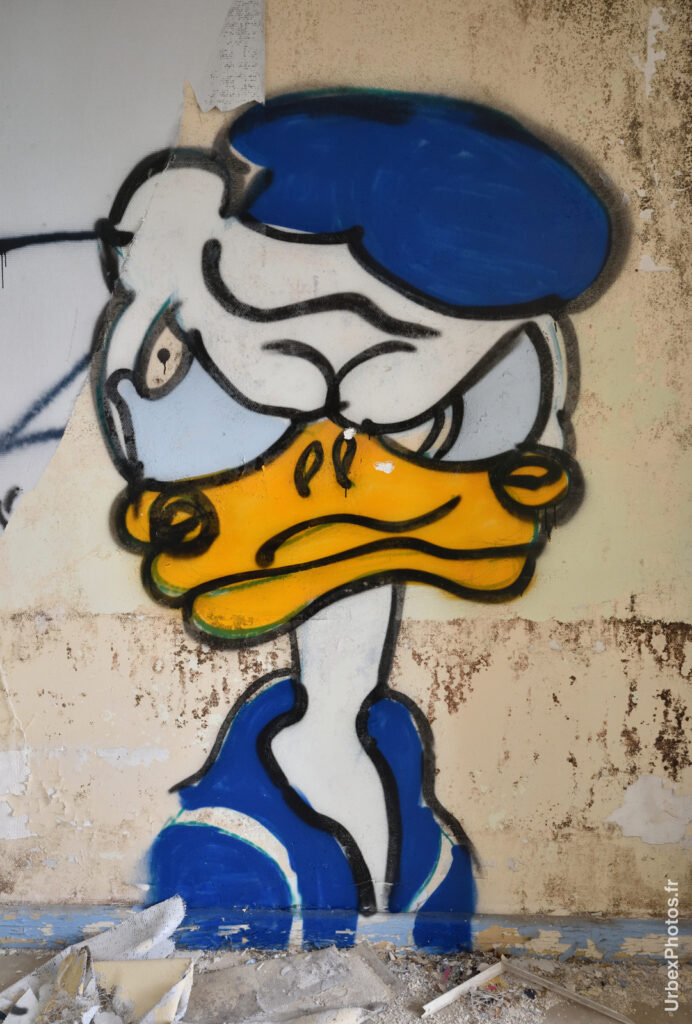 Un graffiti dans le Sanatorium Simone Weber