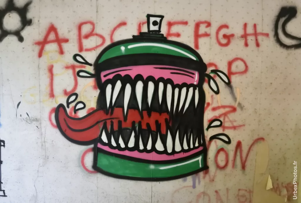 Un graffiti dans le Sanatorium Simone Weber