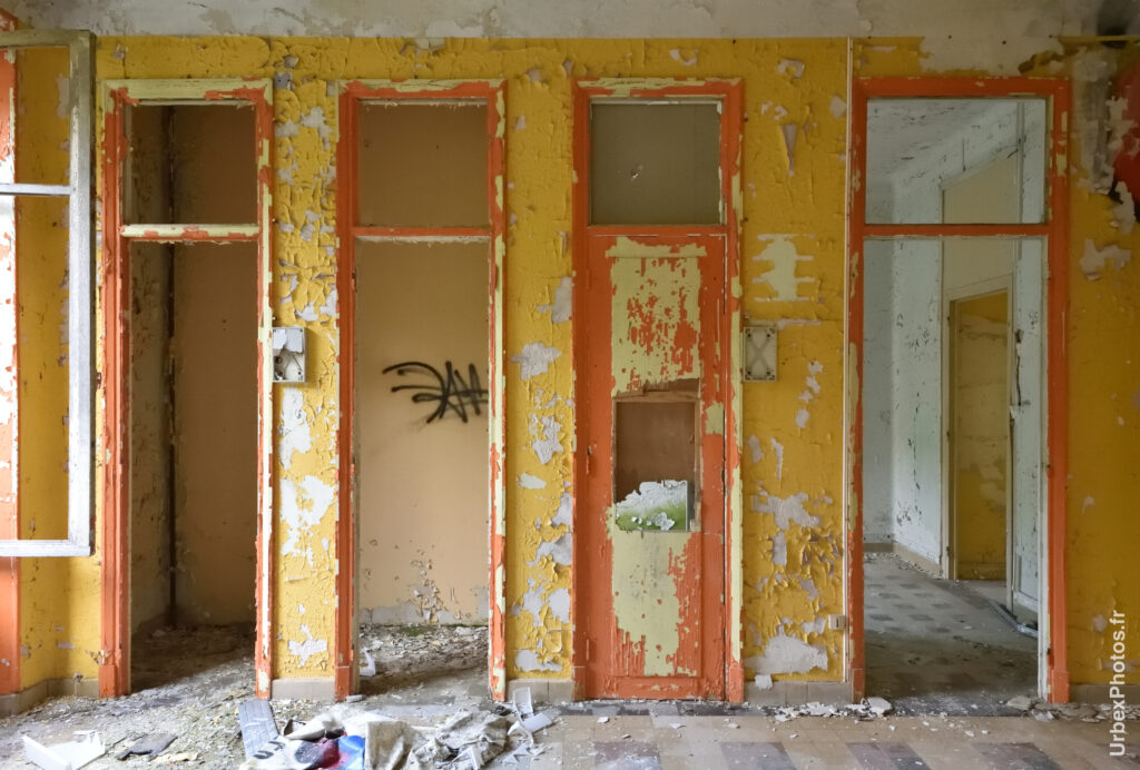 Photo urbex de placards dans le Sanatorium Simone Weber