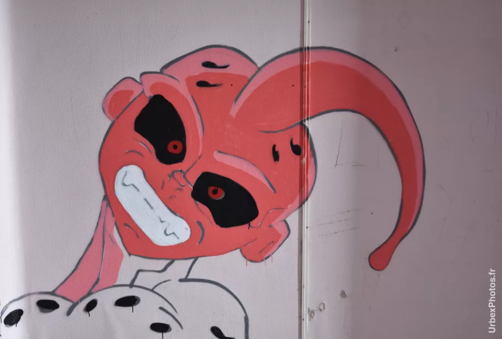 Un graffiti dans le Sanatorium Simone Weber