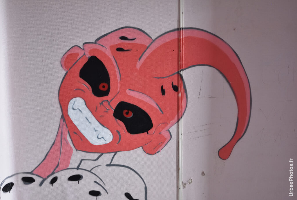 Un graffiti dans le Sanatorium Simone Weber