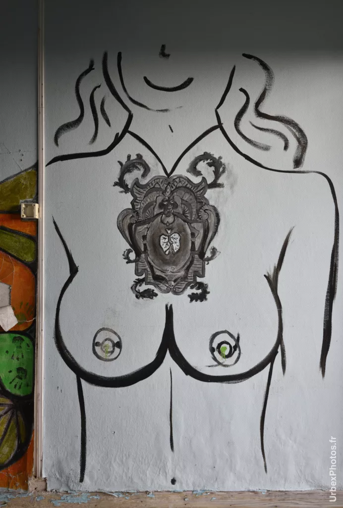 Un graffiti dans le Sanatorium Simone Weber