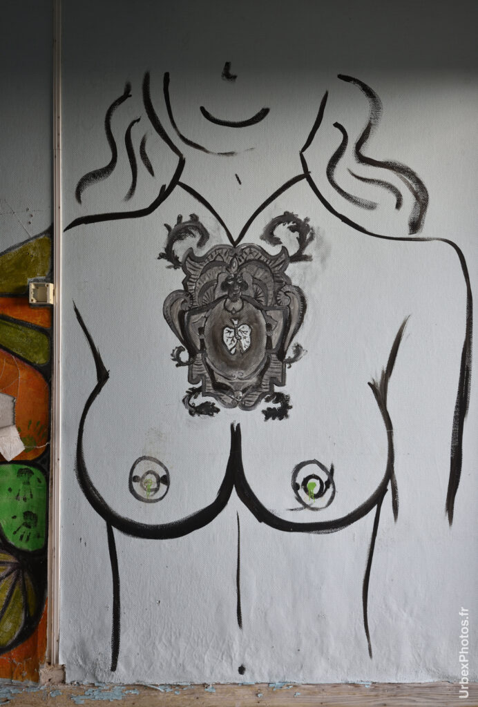 Un graffiti dans le Sanatorium Simone Weber