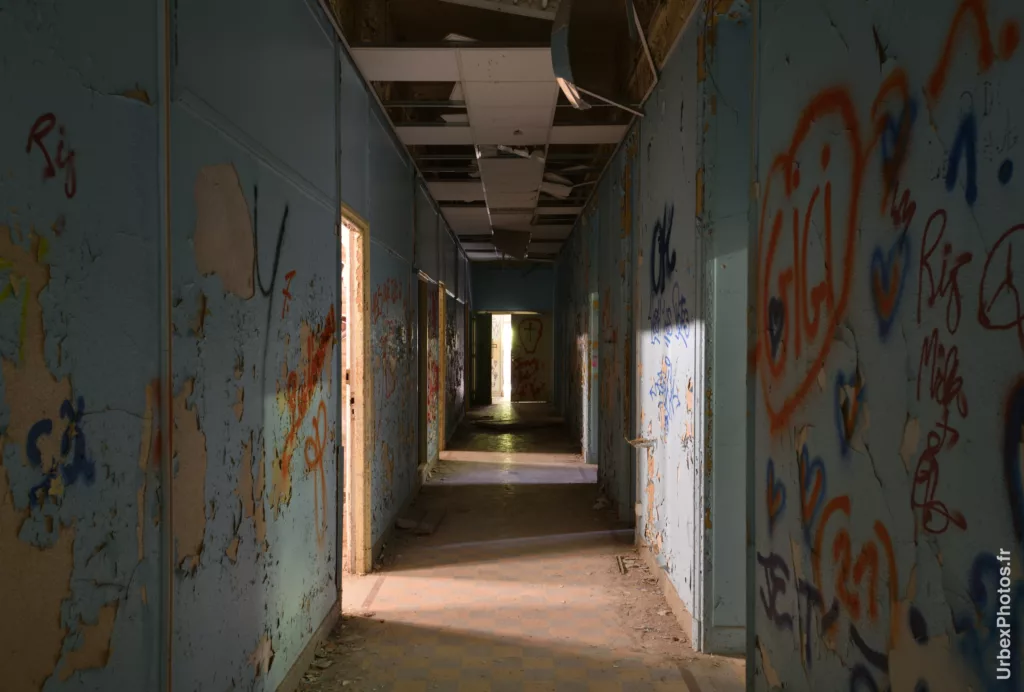 Un couloir du Sanatorium Simone Weber