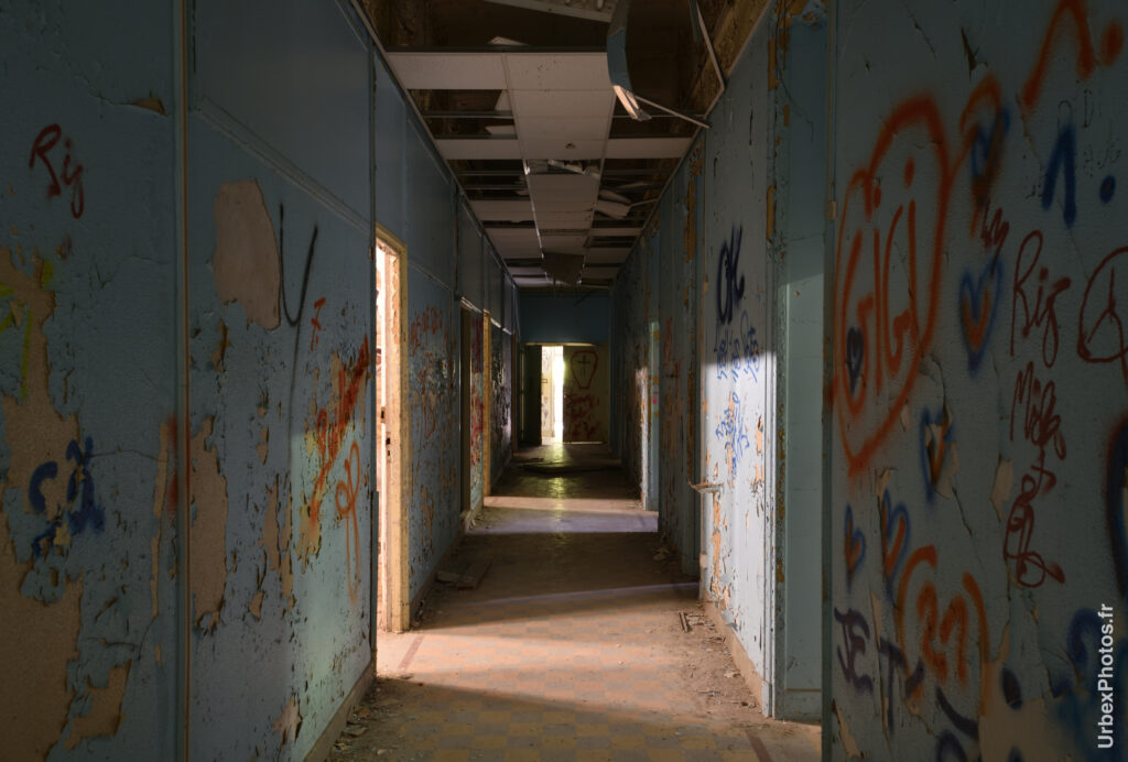 Un couloir du Sanatorium Simone Weber
