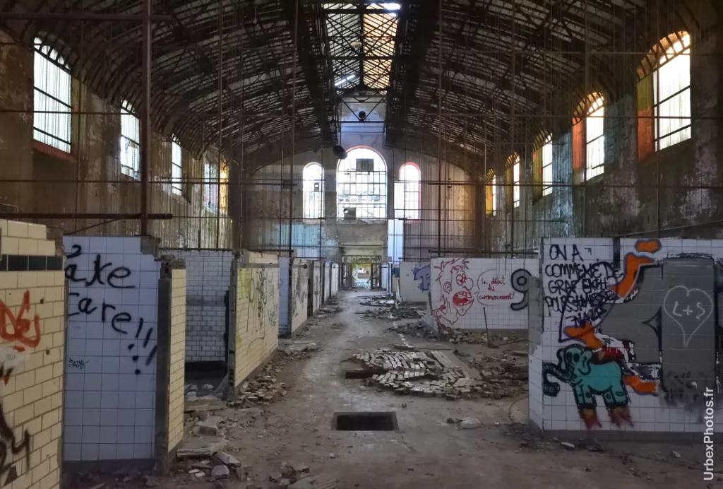 Photo urbex de la salle des pendus de la Mine Yutani en Lorraine