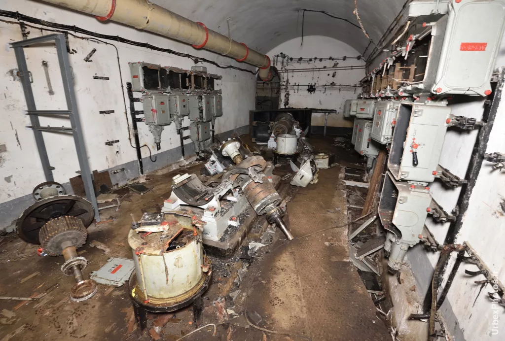 Photo urbex d'une sous-station électrique du Fort Bakélite en Lorraine