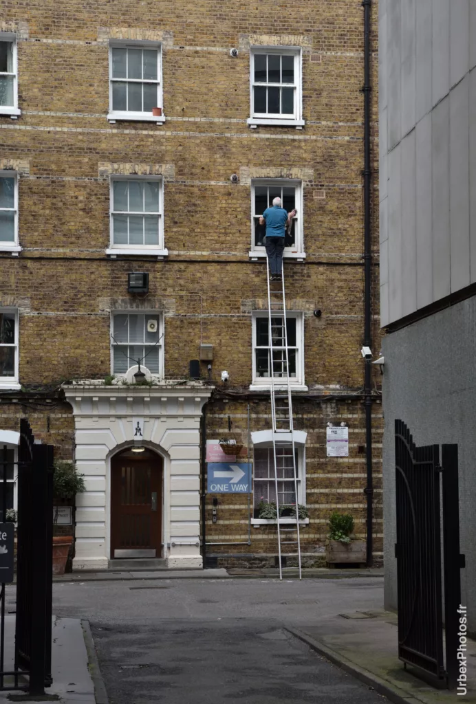 Off to the hospital, London