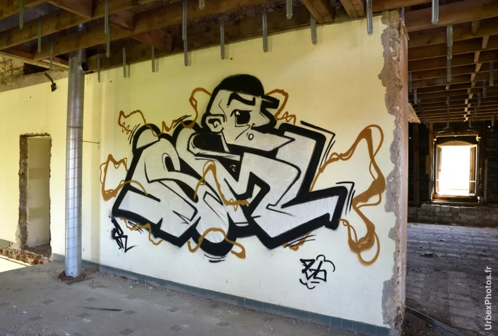 Un graffiti sur un autre mur