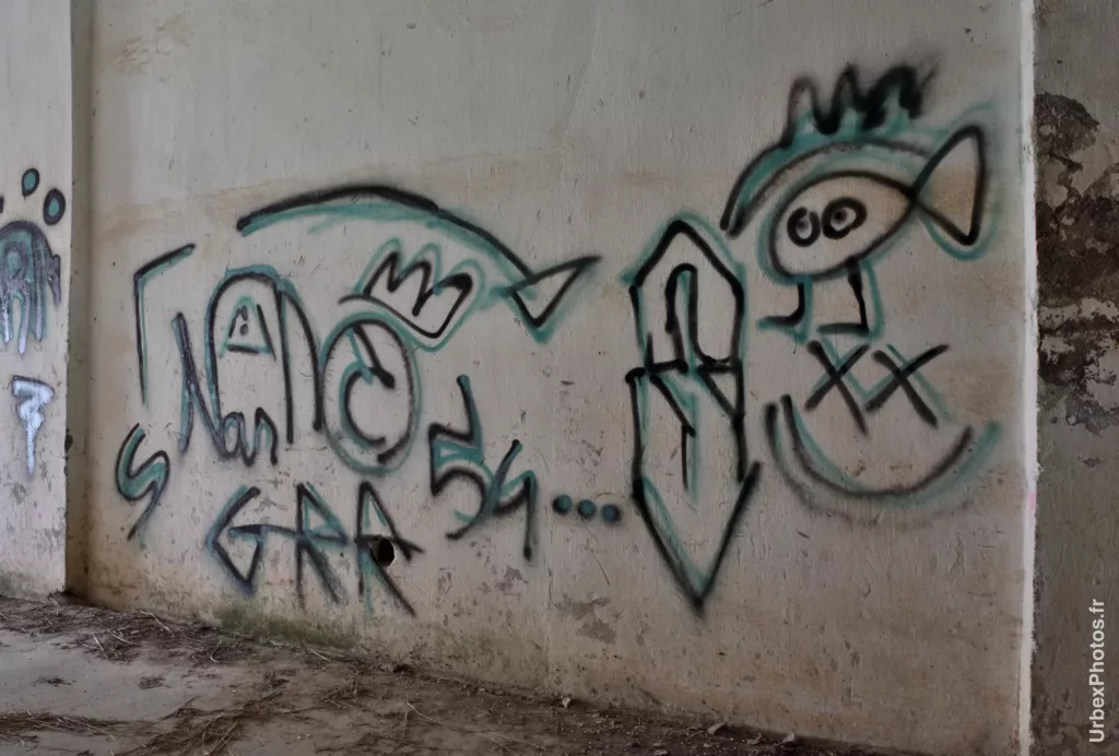 Graffiti dans le Fort Molasar