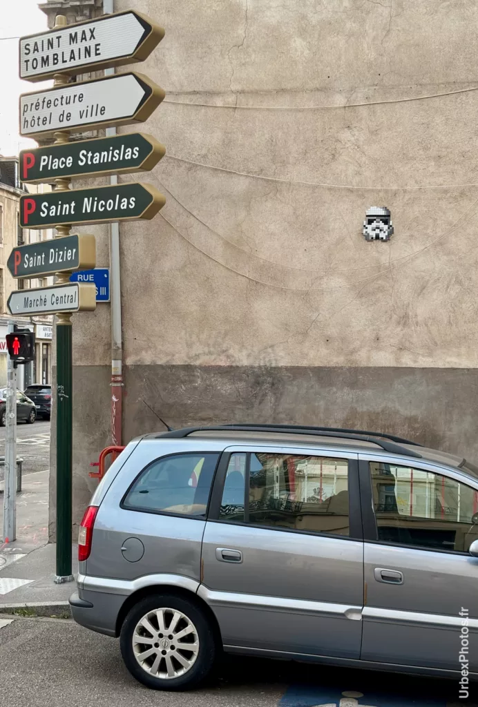 Mosaïque street art Nancy Stormtrooper
