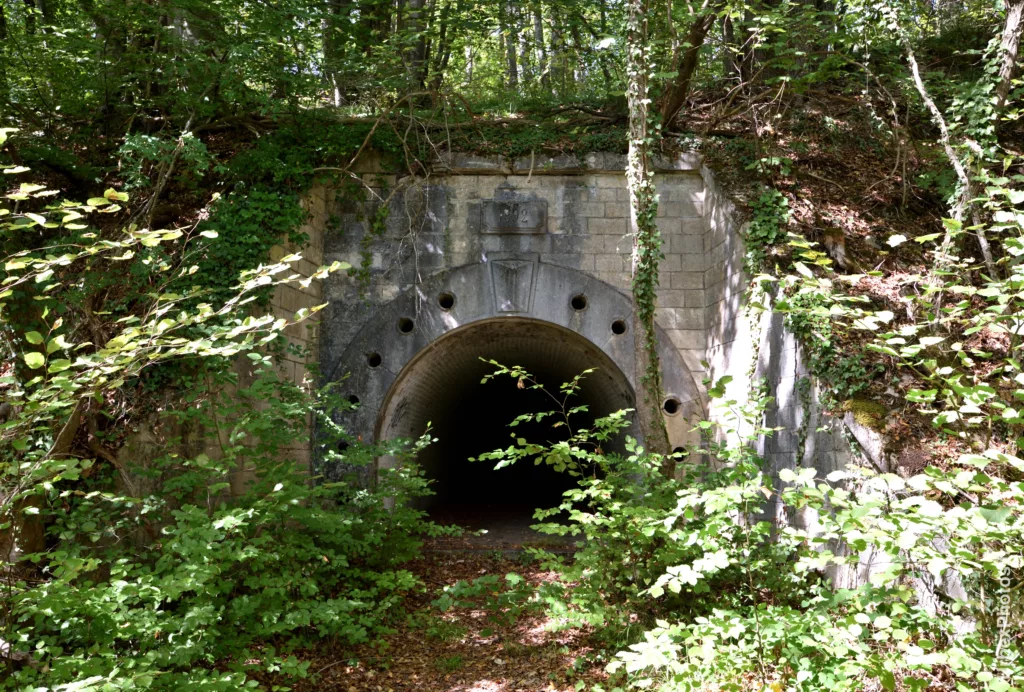Entrée de la batterie cuirassée du Fort Blitz en Lorraine